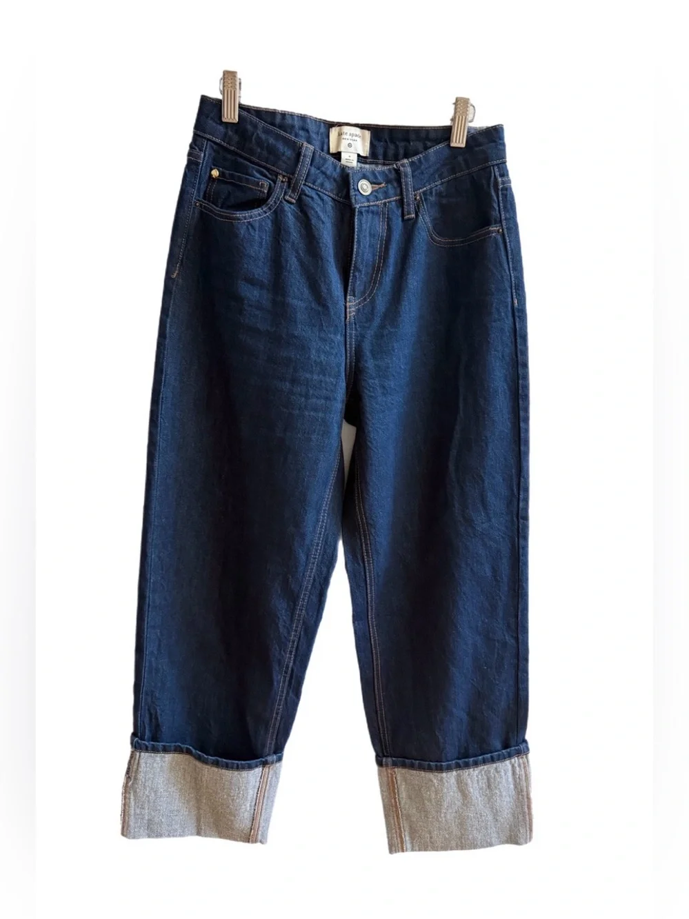 kate Spade Wide Cuff Jeans